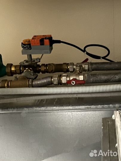 Вентиляция. Блоки управления, смесит.узел, трубы