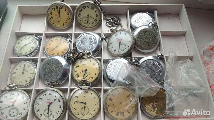 Советские карманные часы для коллекции