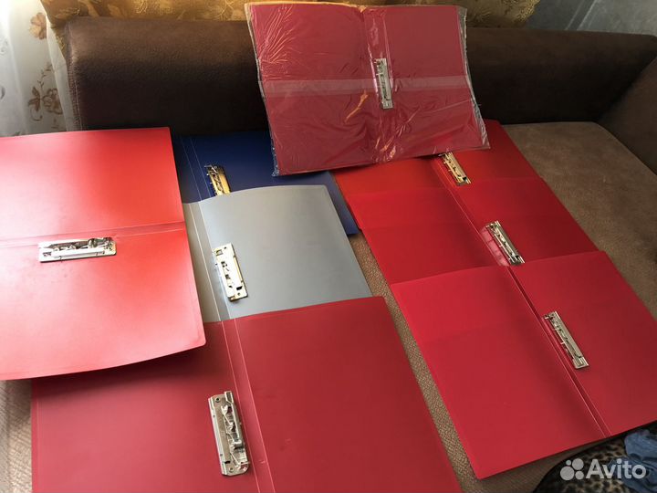 Папки с зажимом