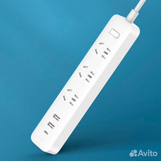 Удлинитель Xiaomi Mi Power Strip 20W 2A1C 1.8m