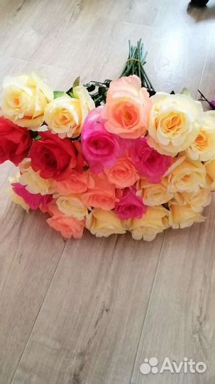 Искусственные цветы розы