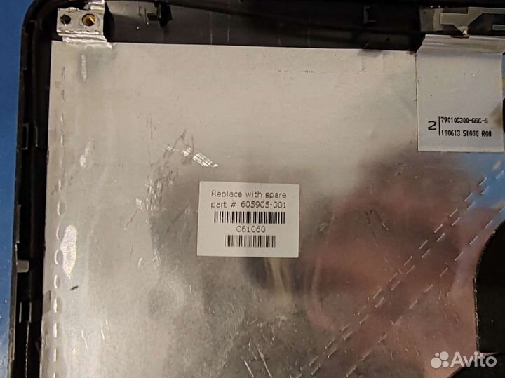 Крышка матрицы Hp Compaq cq62 G62 605909-001