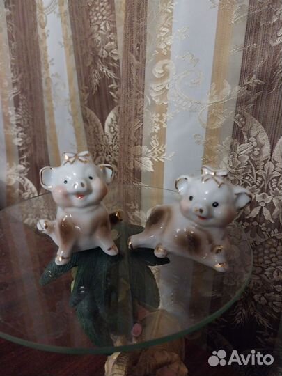 Статуэтки мышки семья, поросята