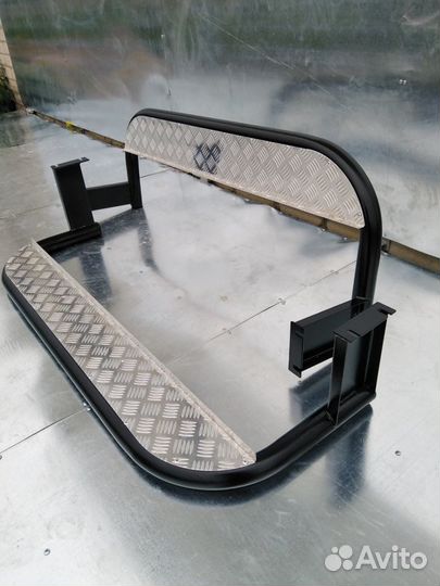 Подножки с алюминиевой накладкой на уаз469/Хантер