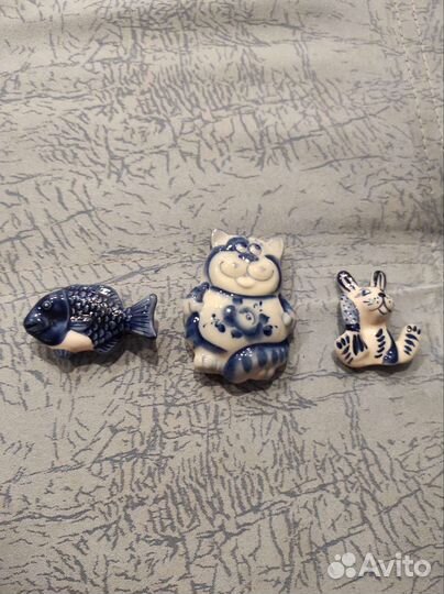 Магниты гжель