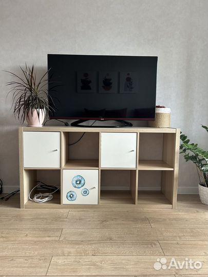 Стеллаж IKEA каллакс 8 ячеек