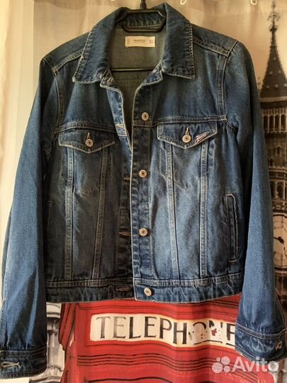 Джинсовая куртка mango