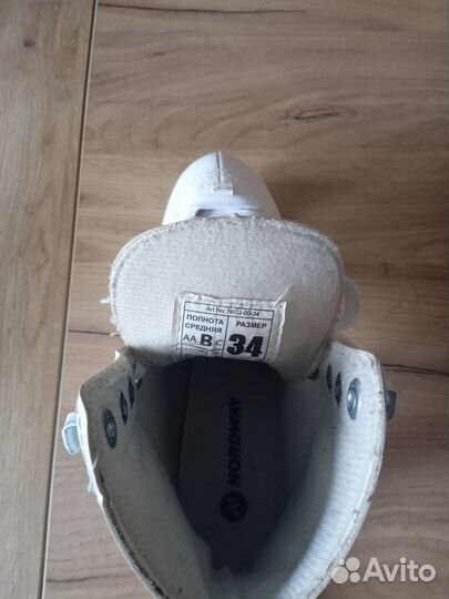 Коньки детские размер 34