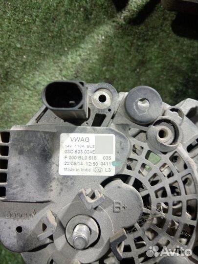 Генератор Фольцваген Поло 1.6 2013