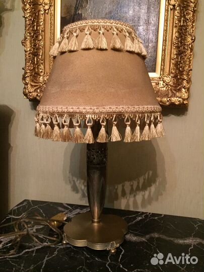Тиффани бронза 20 век Лампа красивая