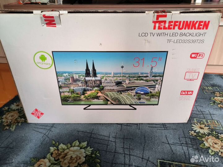 Телевизор telefunken 31,5