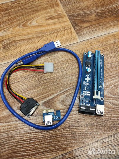 Райзеры Рейзер riser pci-e molex