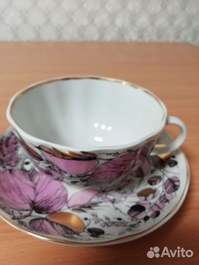 Чашка с блюдцем лфз