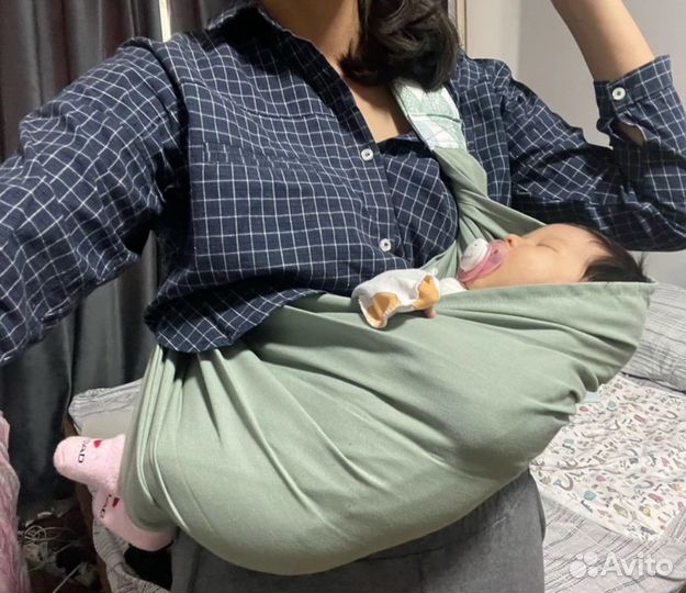 Слинг переноска кенгуру для новорожденных