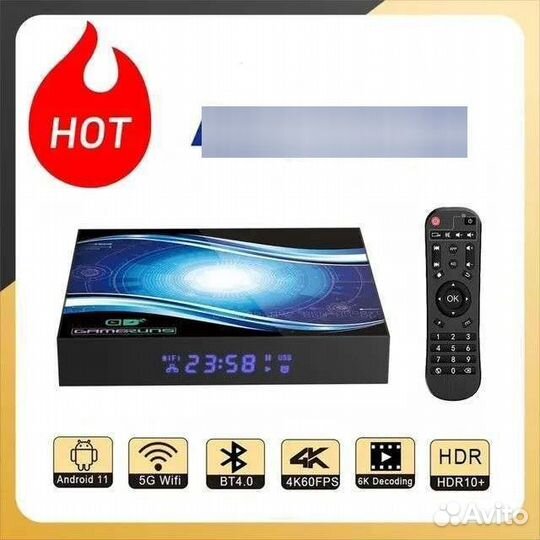 Смарт тв-приставка T95W2 2/16Гб