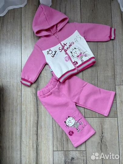 Костюм утеплённый на девочку