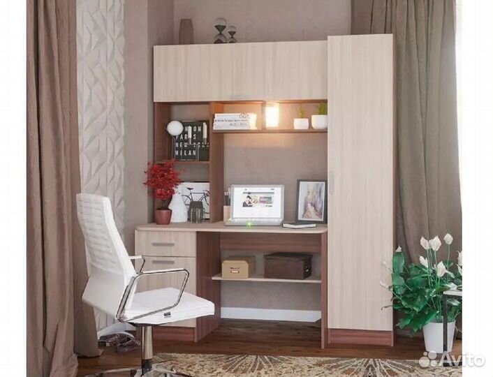 Стол компьютерный №7 ясень шимо новый
