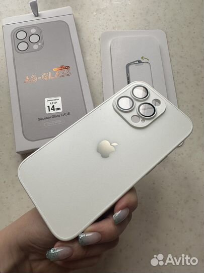 Стеклянный чехол Apple iPhone 14 Pro