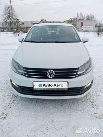Volkswagen Polo 1.6 AT, 2018, 85 500 км