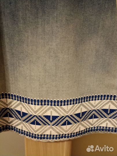 Джинсовый сарафан для девочки 104