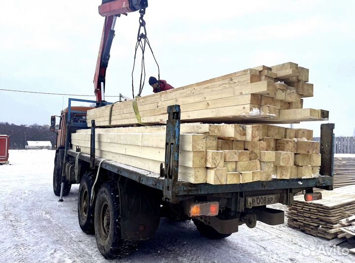 Брус обрезной 100х150х6000