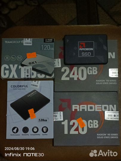 Ssd 120-512гб