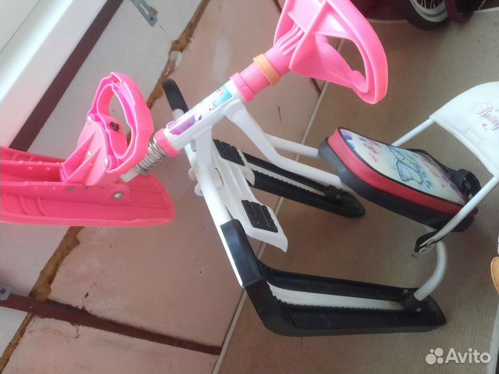 Снегокат Nika Kids бабочки