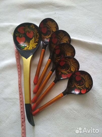 Деревянные ложки хохлома