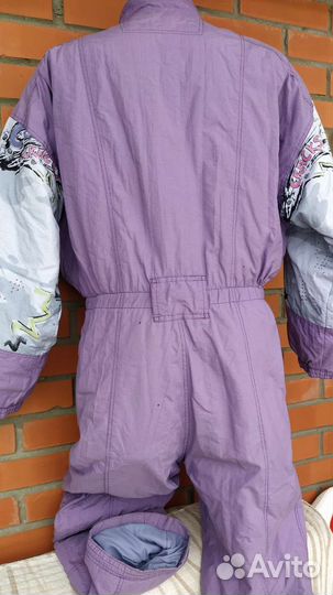 Винтажный Горнолыжный комбинезон USA 80х р48/50