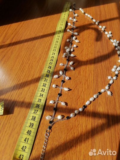 Ожерелье-бусы, жемчуг