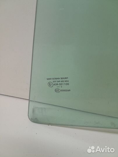 Стекло двери передней левой Citroen Berlingo NEW B