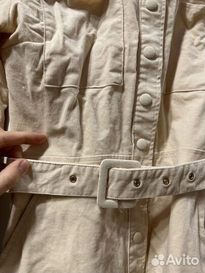 Платье вельветовое длинное