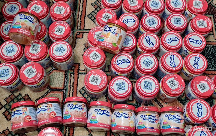 Пюре Агуша мясо-овощное (мясо-растительное )