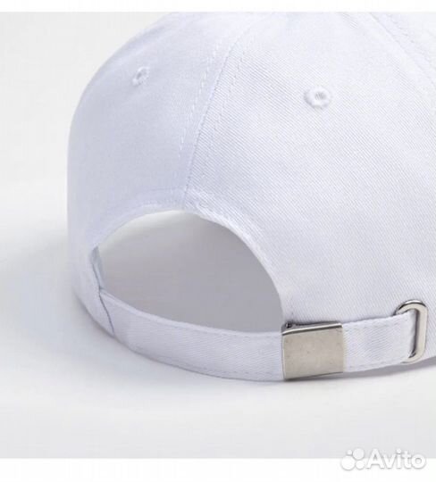 Бейсболка универмальная (кепка) белая