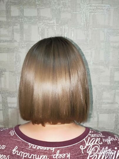 Кератиновое выпрямление волос