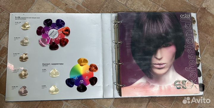 Оригинальная палитра оттенков estel professional