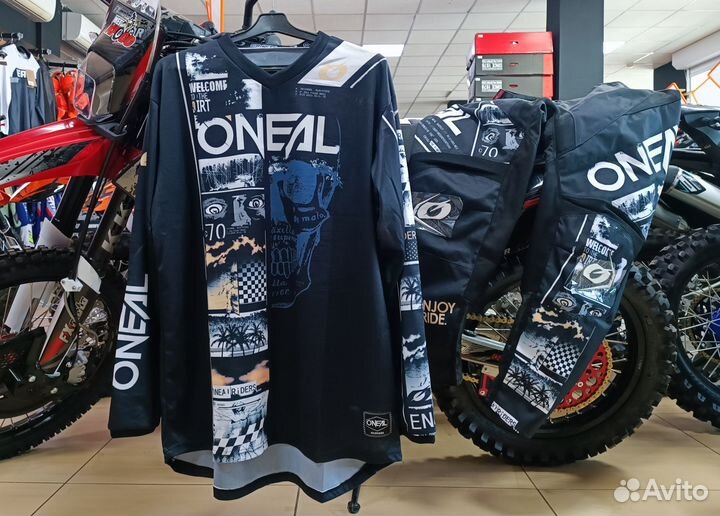 Комплект джерси + мотоштаны oneal element attack