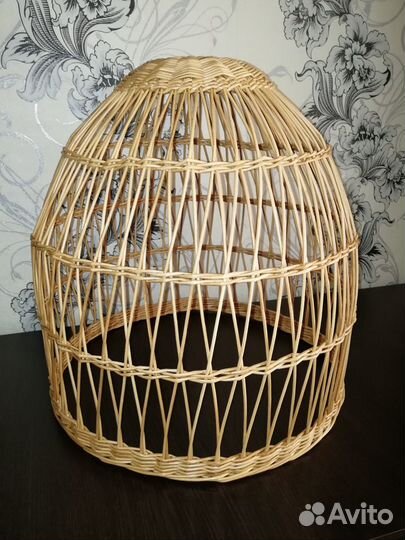 Абажур ручной работы из эко-лозы