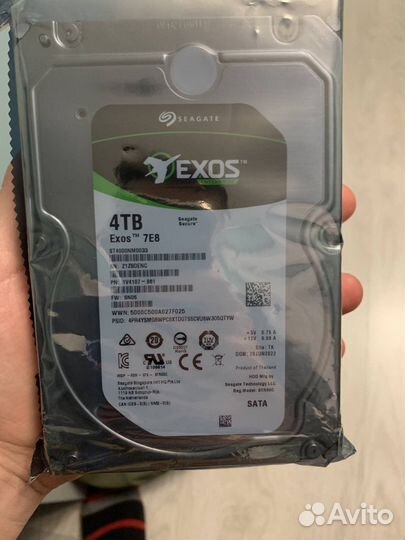 Жесткий диск Seagate Exos 4Tb