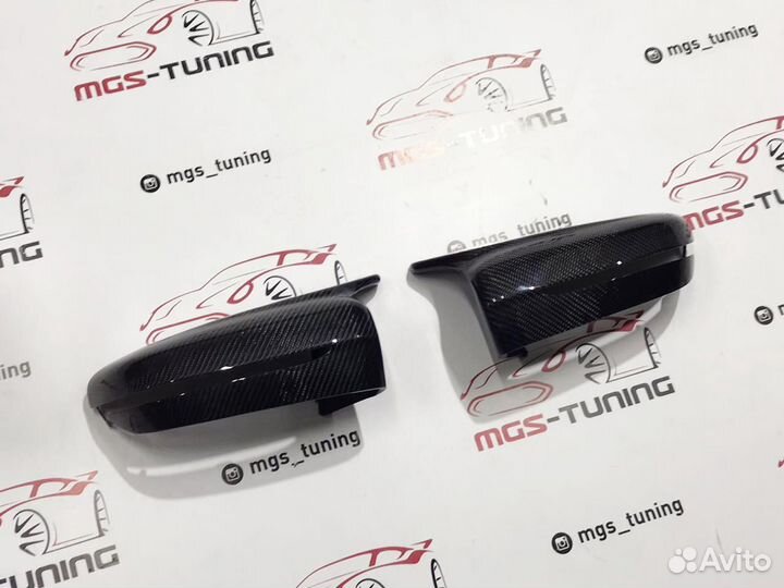 Крышки зеркал стиль BMW M3 G20 карбон