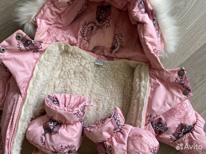Зимний комбинезон для девочки