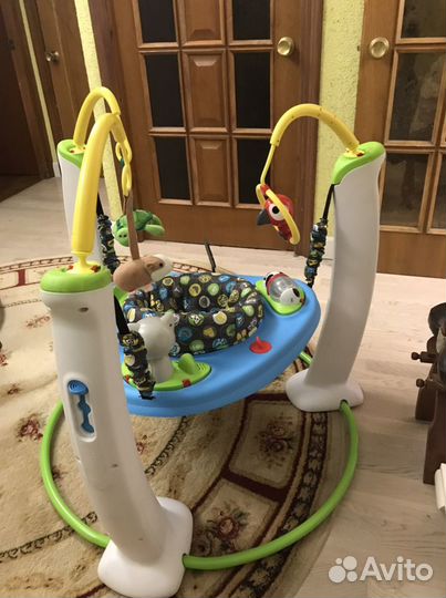 Игровой центр, прыгунки exersaucer jungle quest