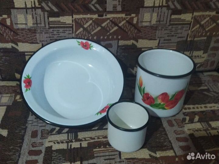 Эмалированная и алюминевая посуда СССР