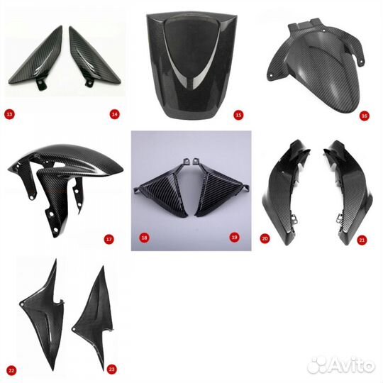 Honda CBR600RR 2009-2012 детали отдельно новые
