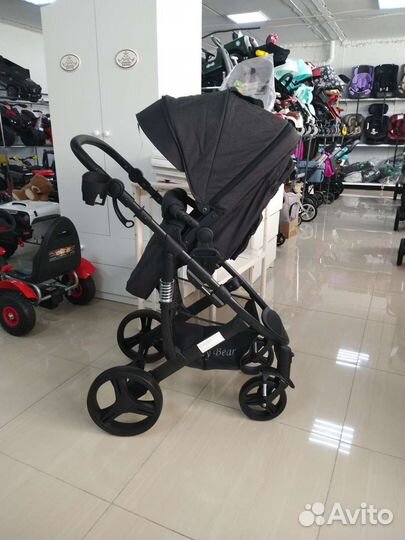 Коляска 2в1 трансформер teddy luxmom carello