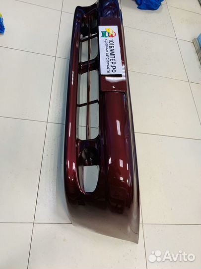 Бампер передний Chevrolet Lanos Chance Вишневый