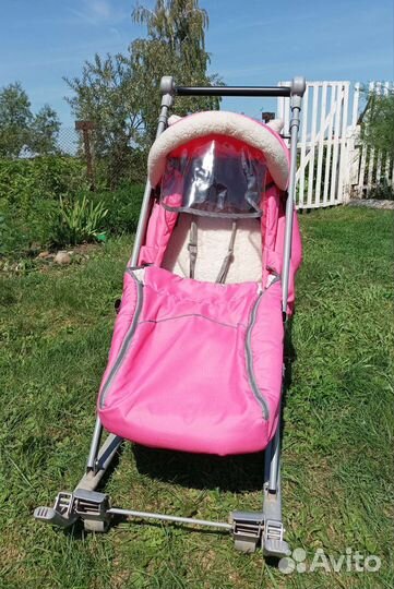 Детские санки коляска