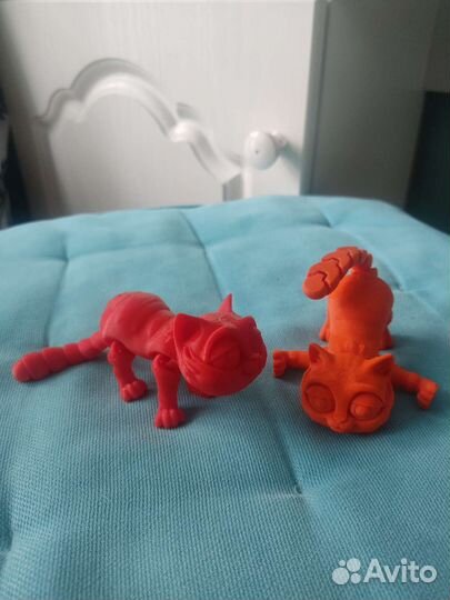 Белка, лиса, кот, волк антистресс 3д печать