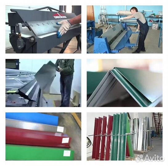 Профнастил, доборные элементы для кровли, фасада