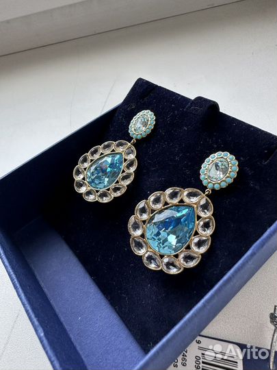 Swarovski комплект серьги кулон